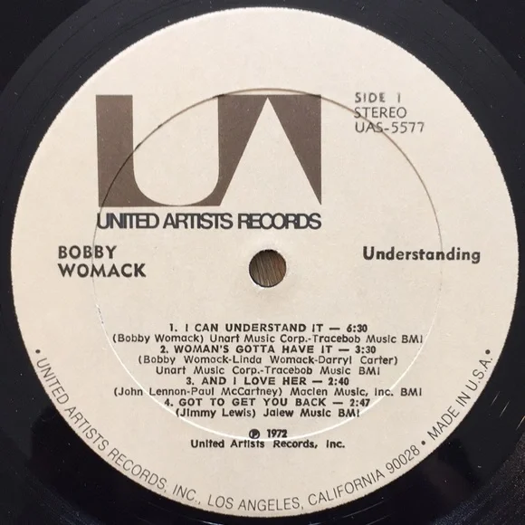 Bobby Womack - “Understanding” Vinyl LP - Picture 4 of 5